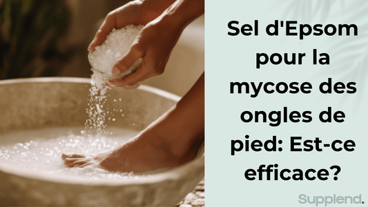 Sel d'Epsom pour la mycose des ongles de pied